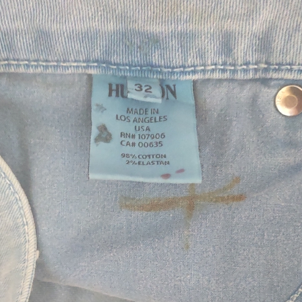 Hudson Jeans Light Blue Women Shorts - Size 32 - Picture 6 of 7